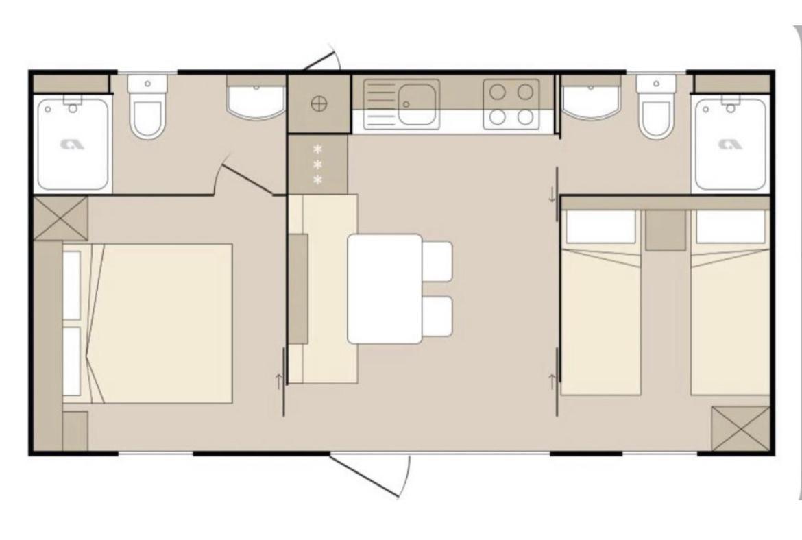 Oaza Mira Mobile Houses - Camp Basko Polje #Bestoffer Башка-Вода Екстер'єр фото