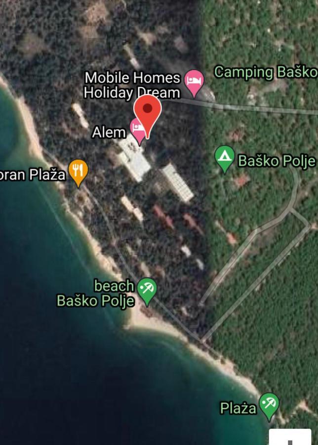 Oaza Mira Mobile Houses - Camp Basko Polje #Bestoffer Башка-Вода Екстер'єр фото
